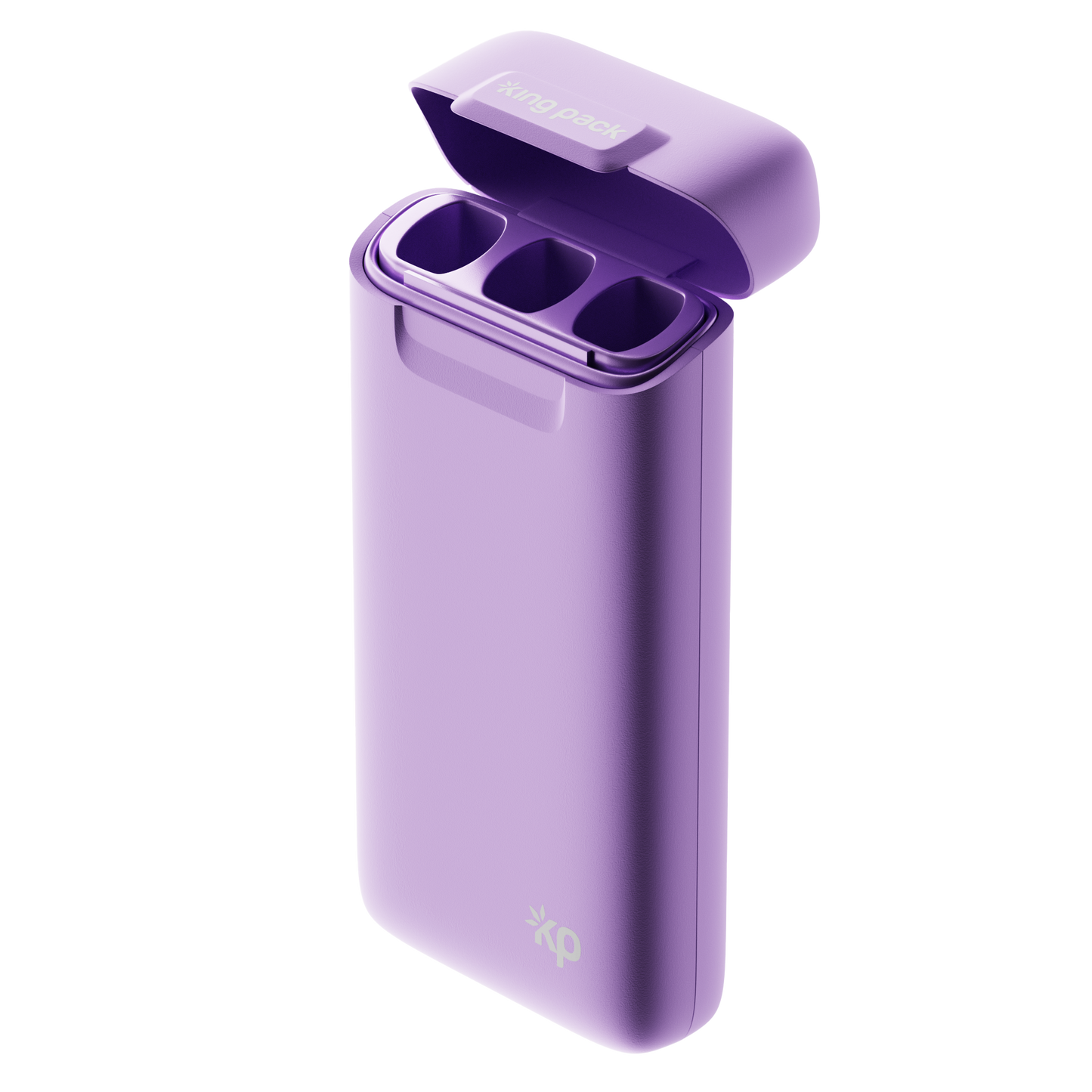 king pack preroll purple matte side view
