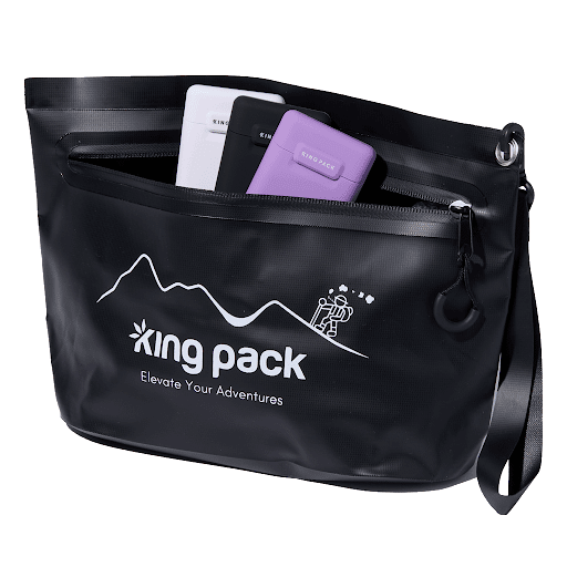 king pack small sized side bag showing pre roll cases