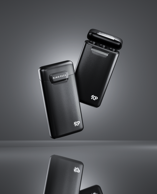 king pack preroll black front and back view